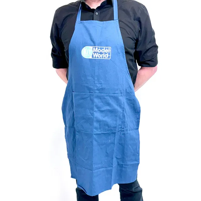 Key Model World Modelling förkläde blått