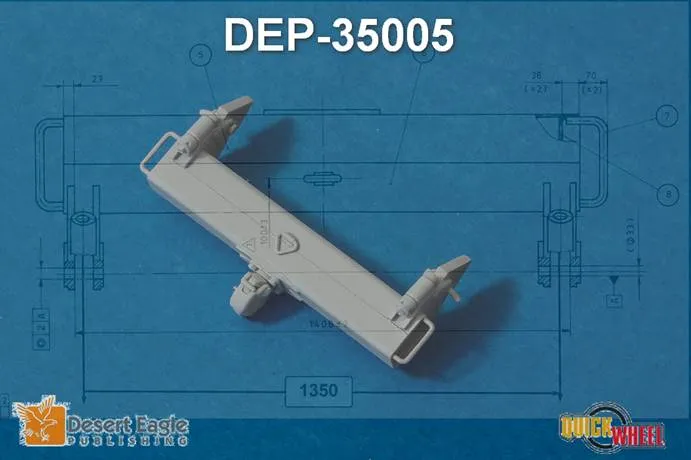 Rossagraph DEP-35005 adapter 1:35 Merkava P-Bridge