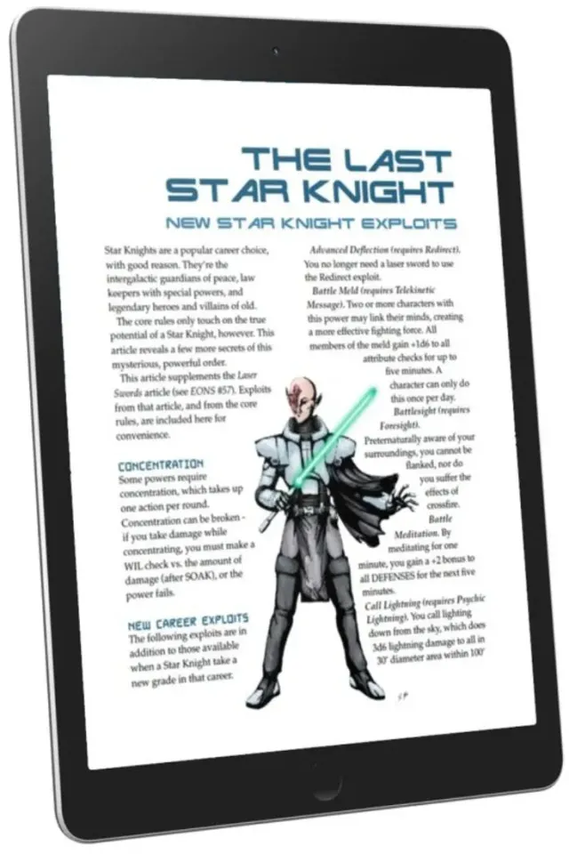 EN Publishing The Last Star Knight karriär PDF WOIN sci-fi