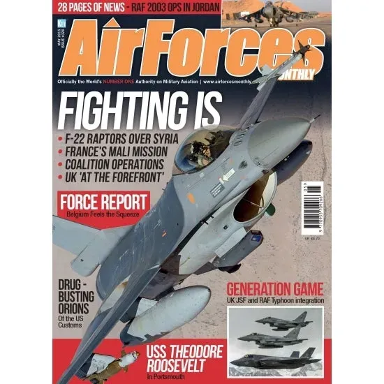 AirForces Monthly maj 2015 tidning militärflyg