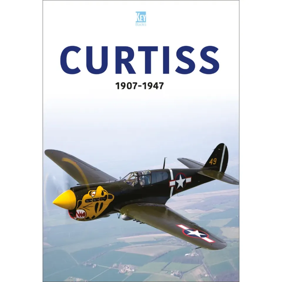 Curtiss 1907-47 bok inbunden flyghistoria Glenn Curtiss