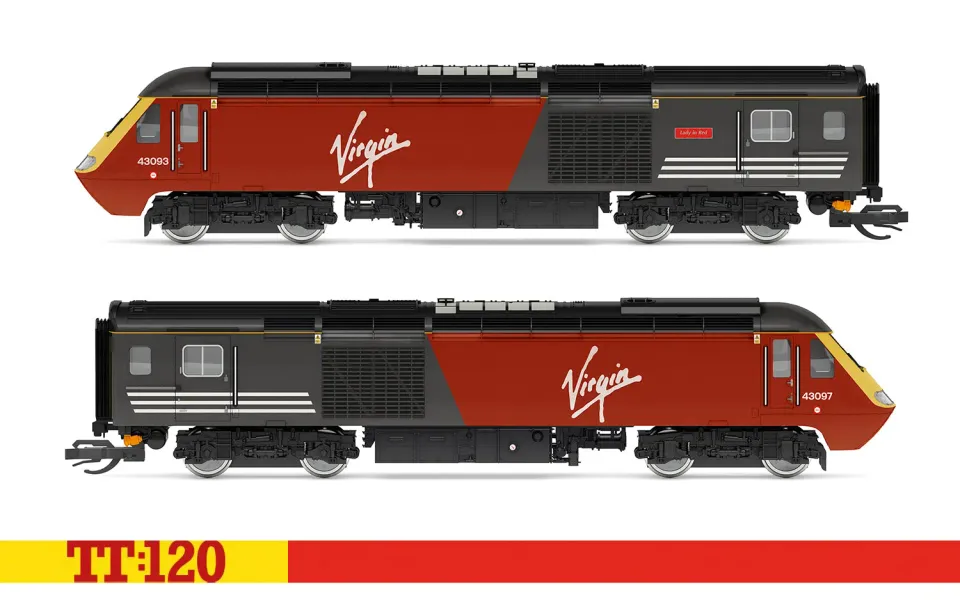 Hornby TT:120 Virgin Class 43 HST 43097+43093 tågsats