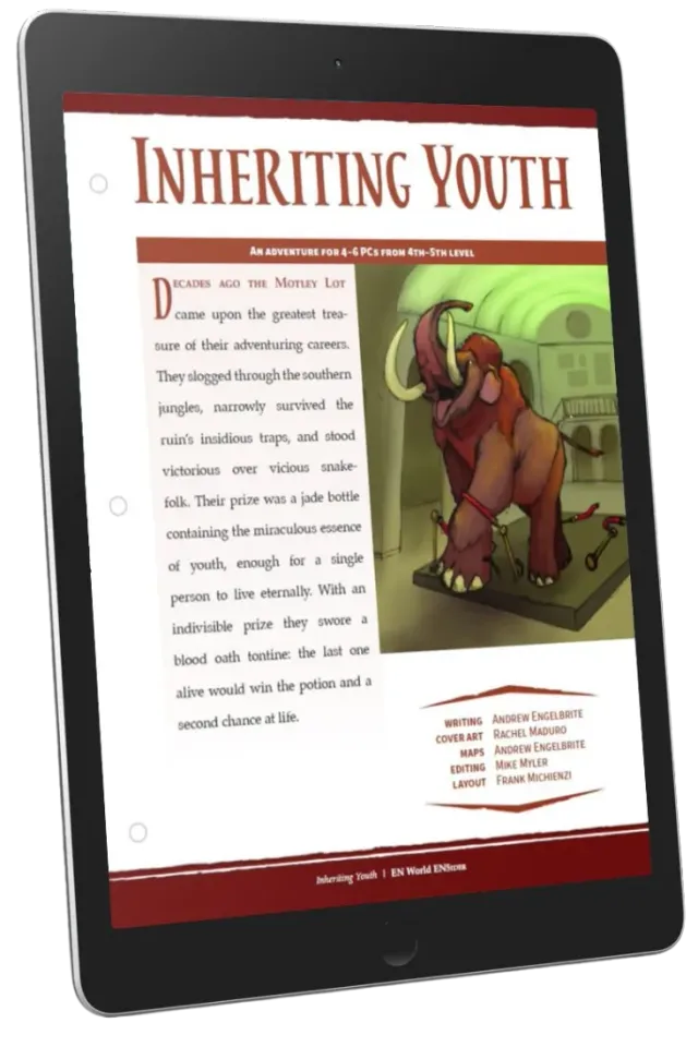 EN Publishing Inheriting Youth äventyr nivå 4-5 PDF