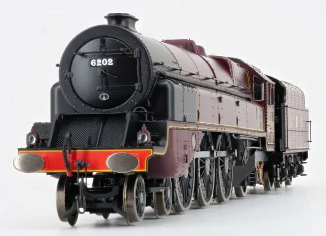 Hornby LMS Turbomotive 6202 modellok OO DCC