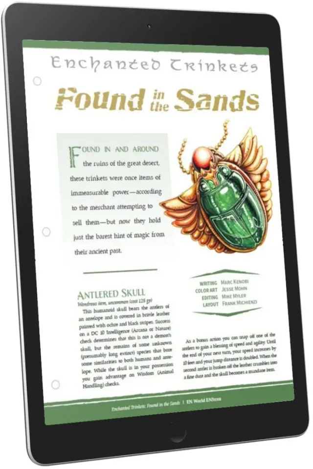 EN Publishing Found in the Sands magiska föremål PDF