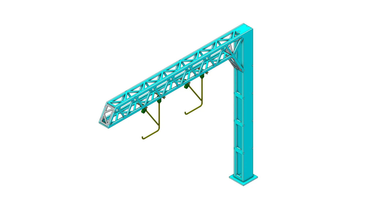 PJM Models OO kontaktledning portal 3-pack plattform