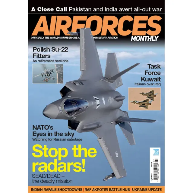 Key AirForces Monthly juli 2025 tidning lösnummer SEAD