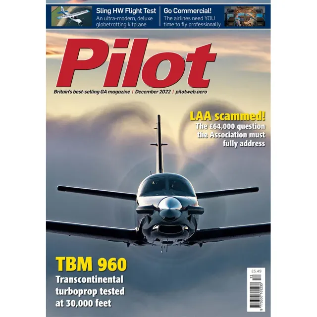 Pilot Magazine december 2022 tidning lösnummer flyg