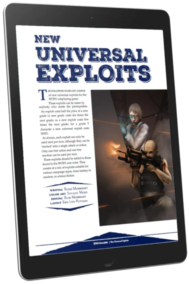 EN Publishing New Universal Exploits rollspel PDF WOIN