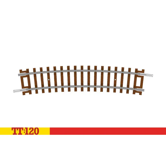 Hornby TT:120 Half Curve 4th Radius kurvspår 396 mm