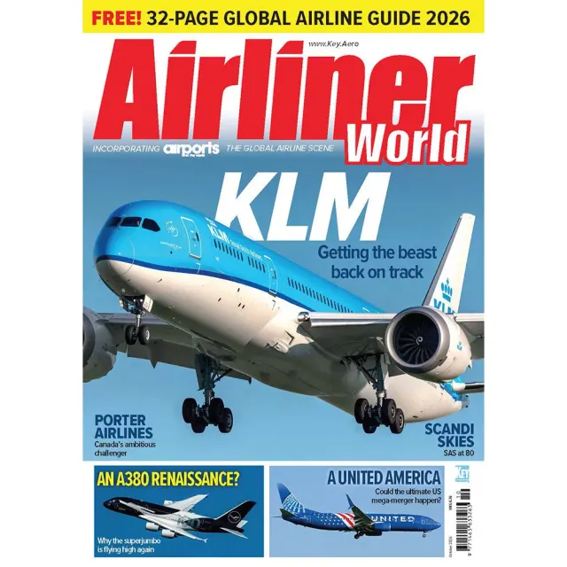 Airliner World October 2026 tidning civilflyg
