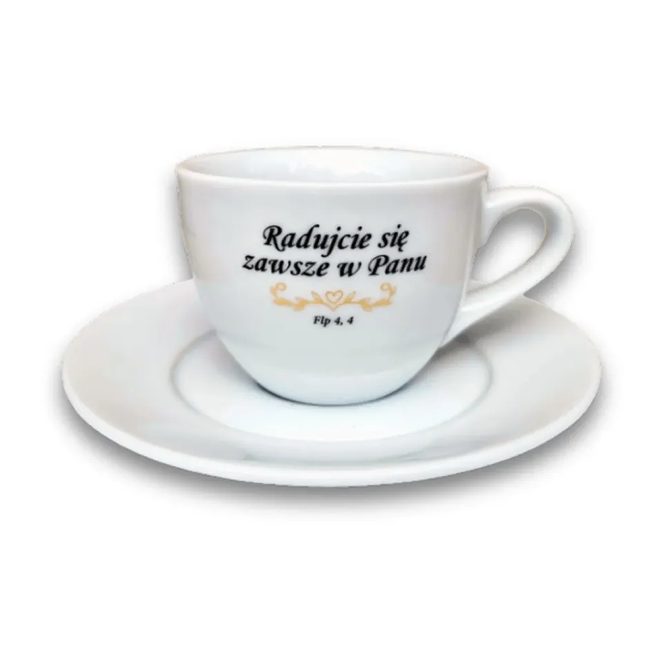 Sharon Radujcie sie mugg 180 ml med fat keramik