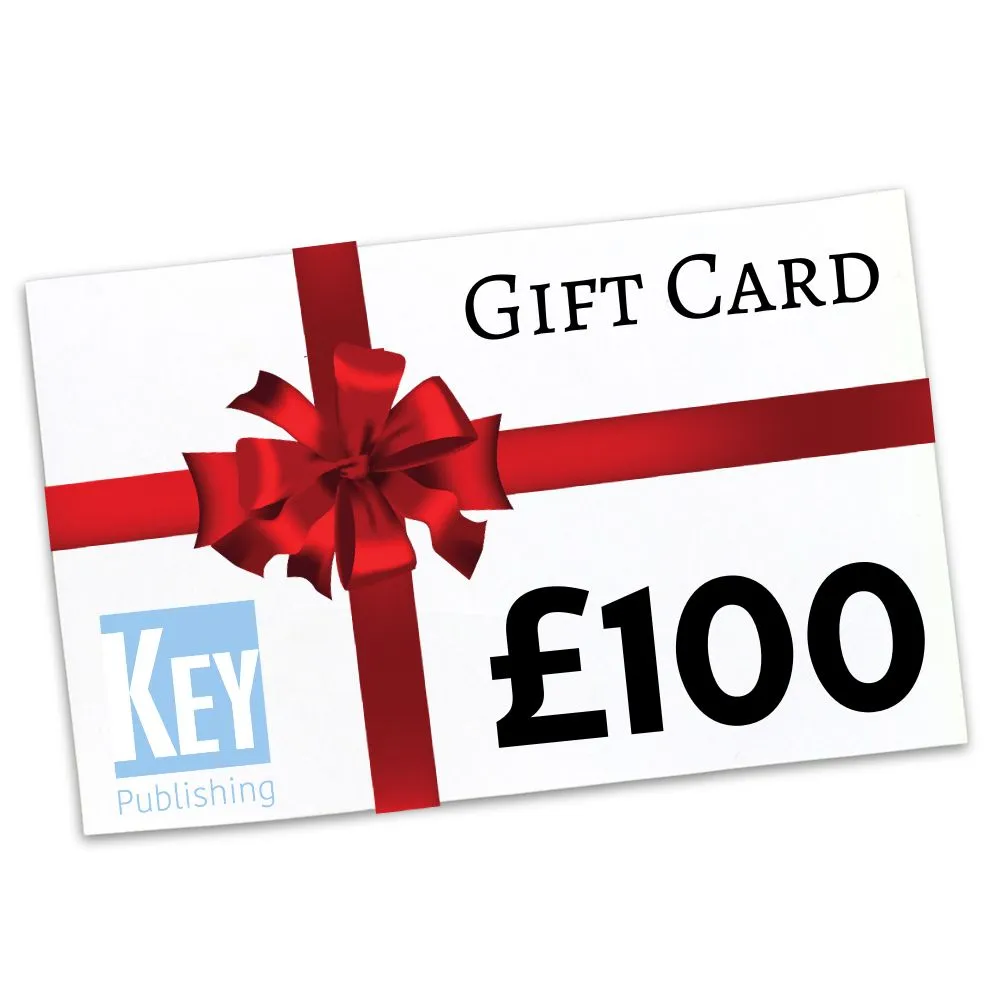 Key Publishing presentkort 10 pund flyg e-post