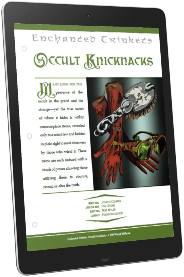 EN Publishing Enchanted Trinkets Occult Knicknacks rollspel PDF