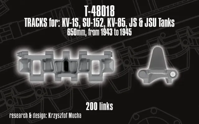 Rossagraph QuickTracks T-48018 bandlarv 1:48 KV JS