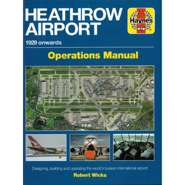 Haynes Heathrow Airport Operations Manual bok inbunden flygplats