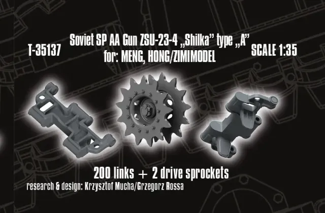Rossagraph QuickTracks T-35137 band ZSU-23-4 Shilka 1:35
