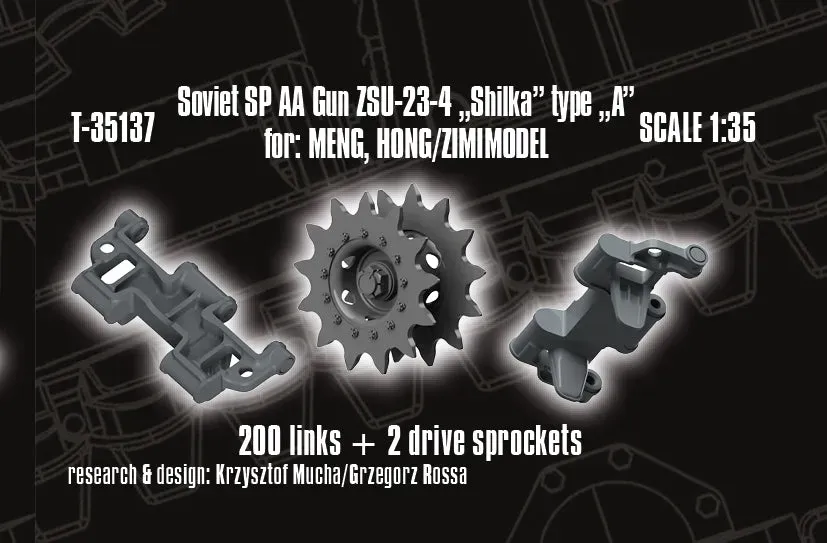 Rossagraph QuickTracks T-35137 band ZSU-23-4 Shilka 1:35