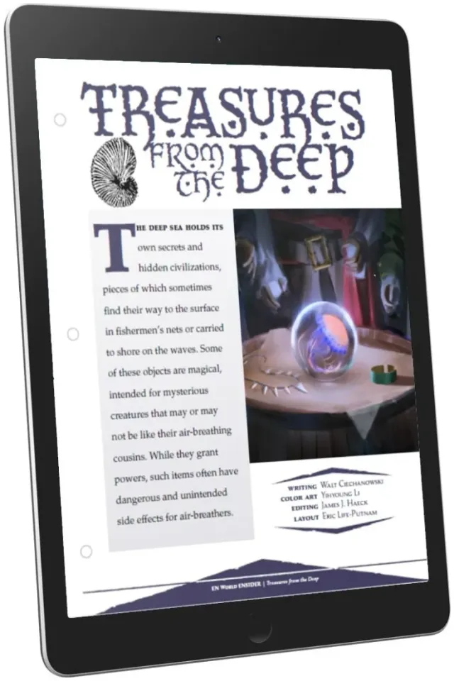 EN Publishing Treasures from the Deep rollspel PDF hav