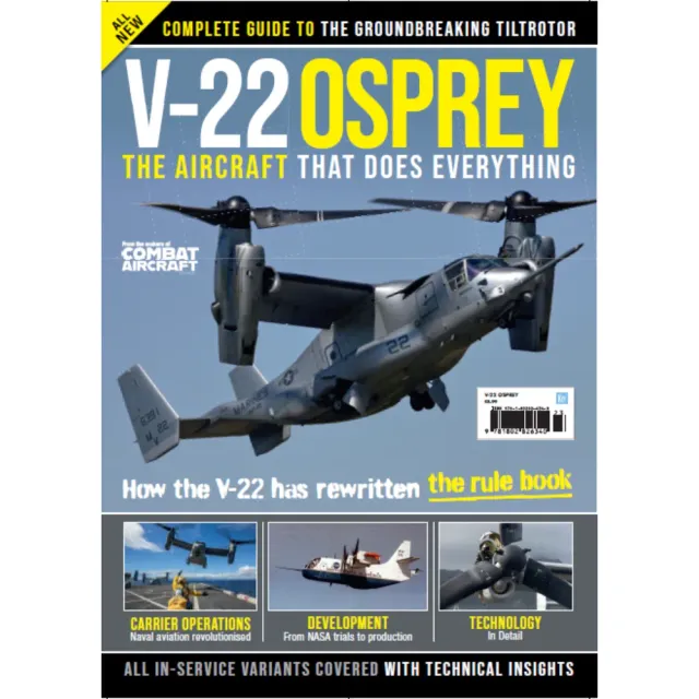 Key Aviation Archive V-22 Osprey bok tiltrotor