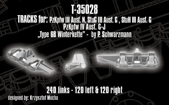 ROSSAGRAPH QuickTracks T-35028 larvband 1:35 Winterkette