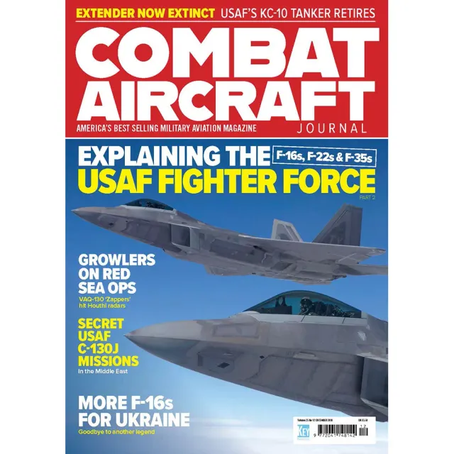Combat Aircraft Journal december 2024 tidning stridsflyg