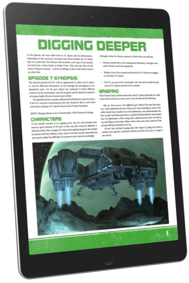 EN Publishing Digging Deeper rollspel PDF WOIN