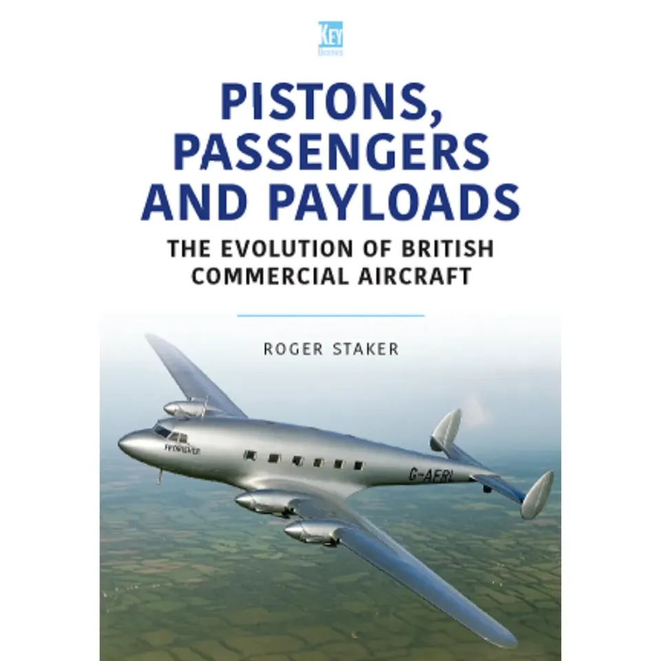 Pistons Passengers Payloads bok brittiskt kolvmotorflyg