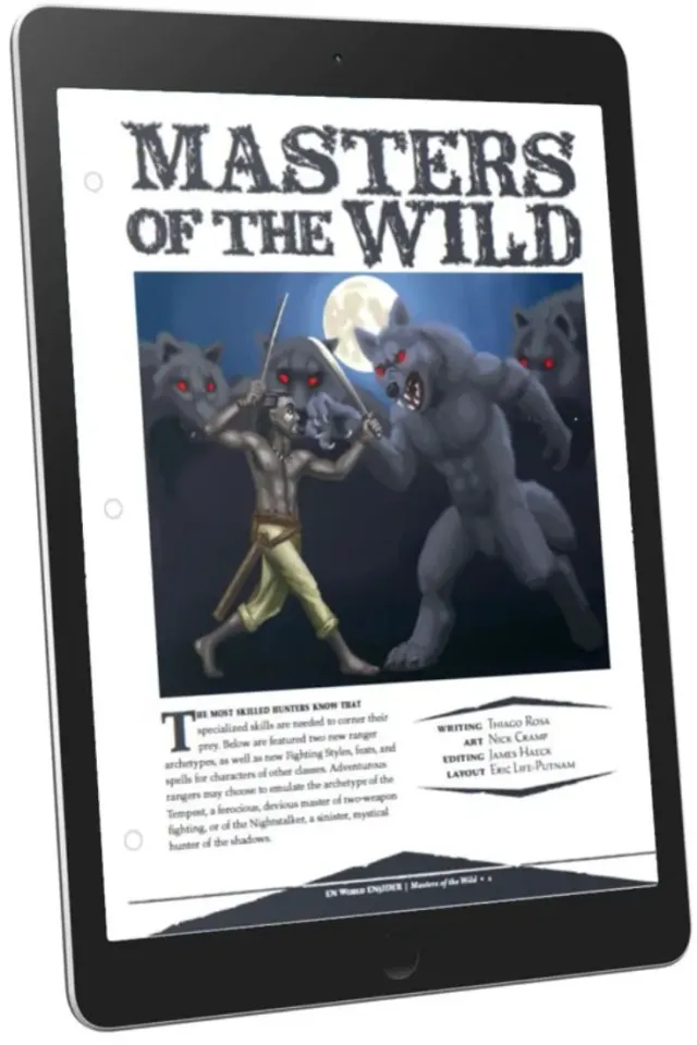 EN Publishing Masters of the Wild PDF ranger