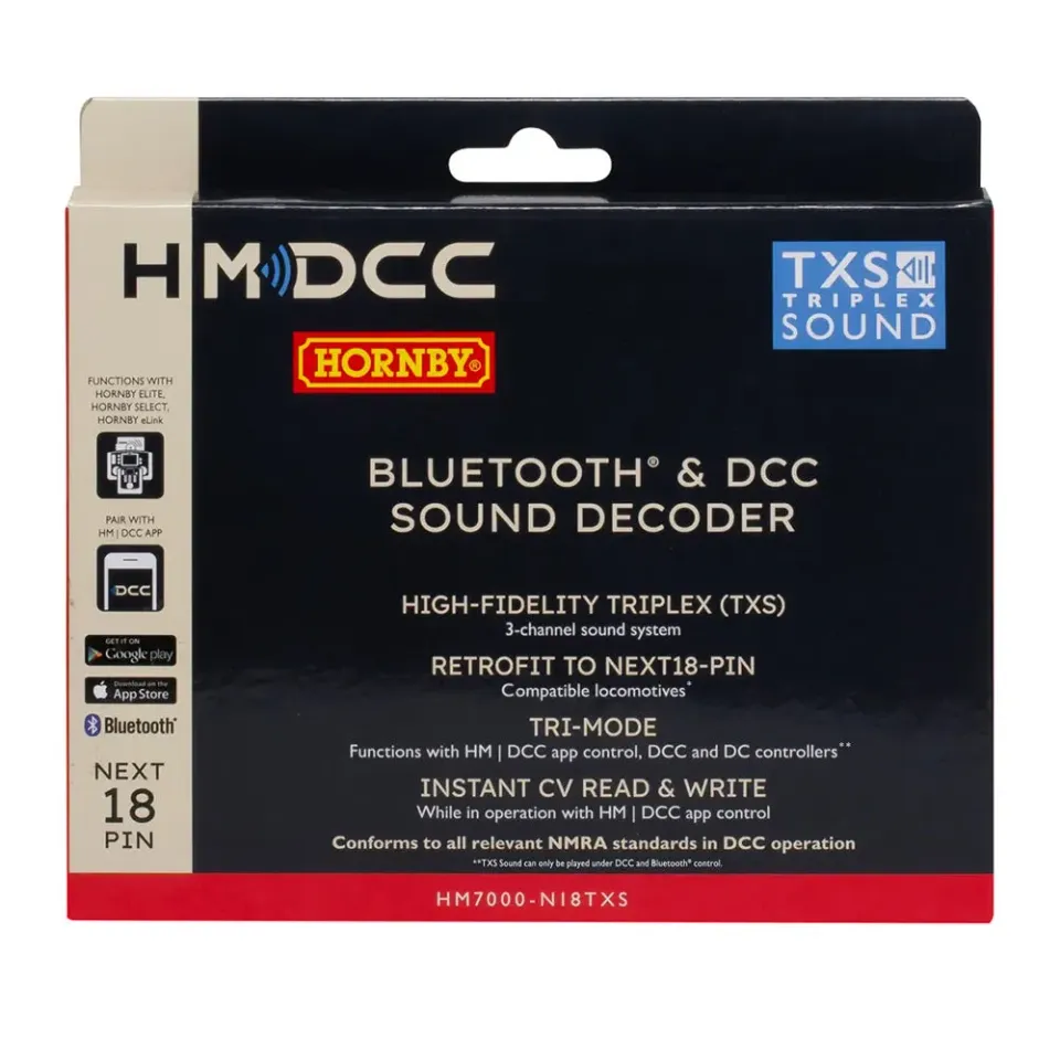 Hornby HM7000-N18TXS dekoder Next18 Bluetooth ljud