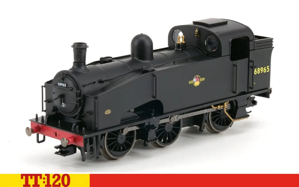Hornby TT:120 J50 68965 modellok BR svart sent emblem