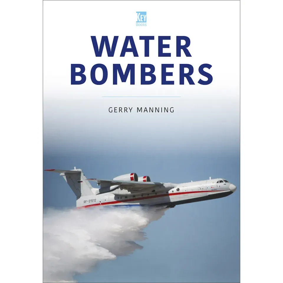 Water Bombers tryckt bok inbunden brandflygplan