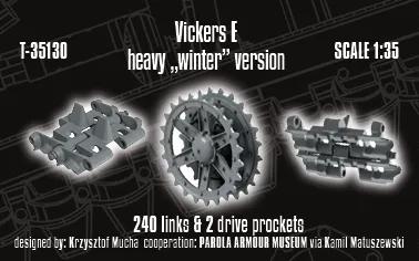 Rossagraph QuickTracks T-35130 band Vickers E vinter 1:35