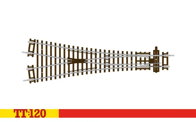 Hornby TT:120 TT8043 växel Y 180 mm