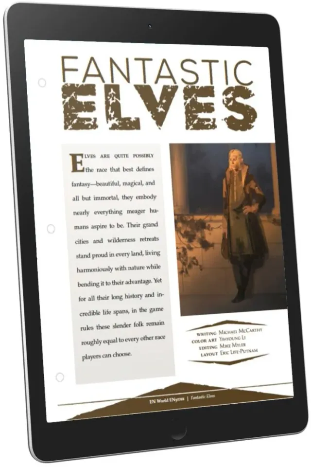 EN Publishing Fantastic Elves D&D 5e alver PDF underraser