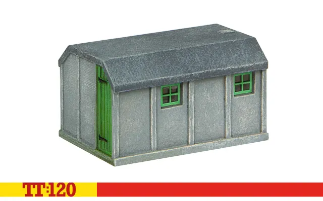 Hornby TT:120 Concrete Platelayers Hut modellhus betong