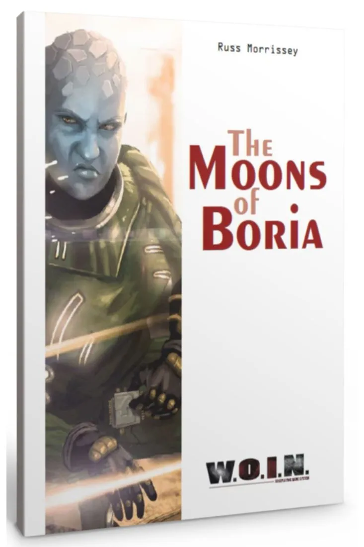 EN Publishing The Moons of Boria rollspelsbok softcover + PDF WOIN