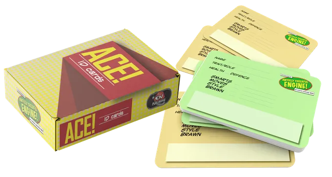 EN Publishing Awfully Cheerful ID Cards kort PDF gratis