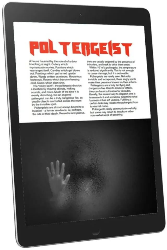 EN Publishing Poltergeist rollspel PDF WOIN