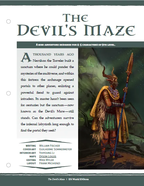EN Publishing Devil's Maze miniaventyr-pdf niva 9