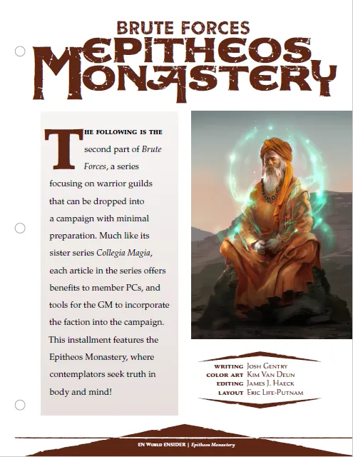 EN Publishing Brute Forces Epitheos Monastery äventyr PDF