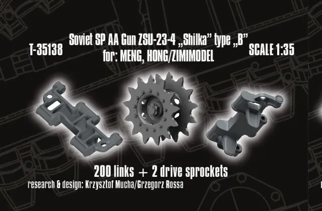 Rossagraph QuickTracks T-35138 band Shilka 1:35 typ B