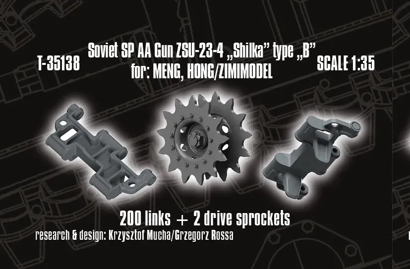 Rossagraph QuickTracks T-35138 band Shilka 1:35 typ B