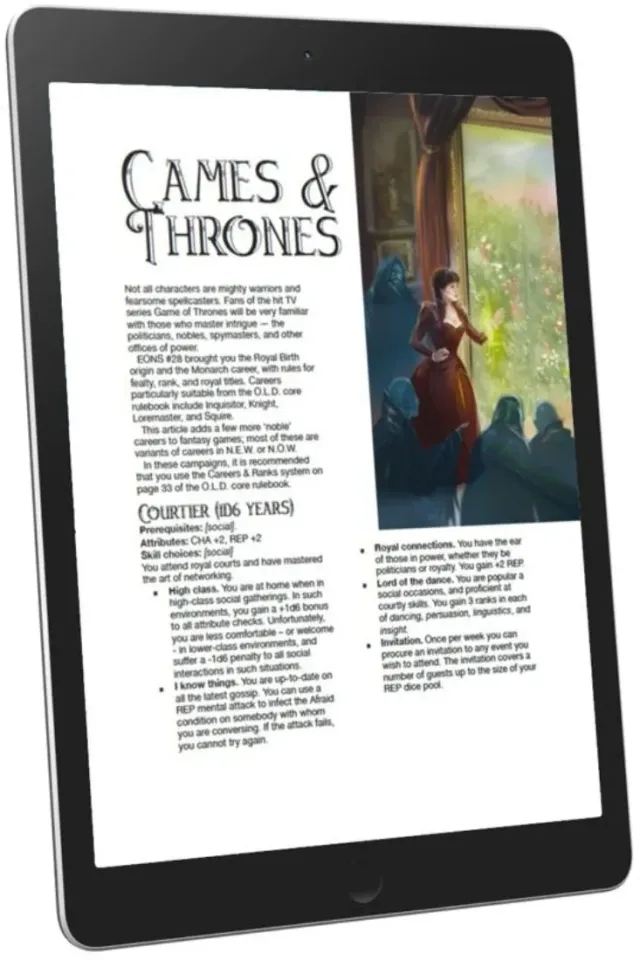EN Publishing Games Thrones yrken PDF WOIN
