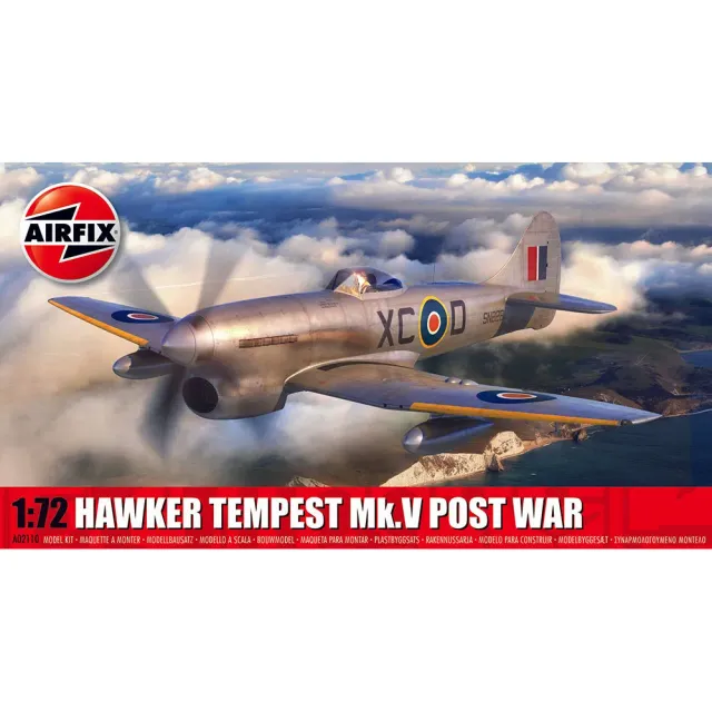 Airfix Hawker Tempest Mk.V modellbyggsats 1/72 två dekaler
