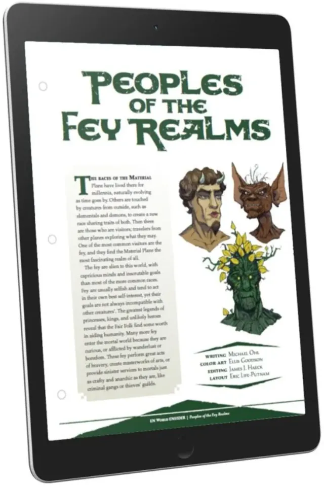 EN Publishing Peoples of the Fey Realms D&D 5e pdf 3 arter