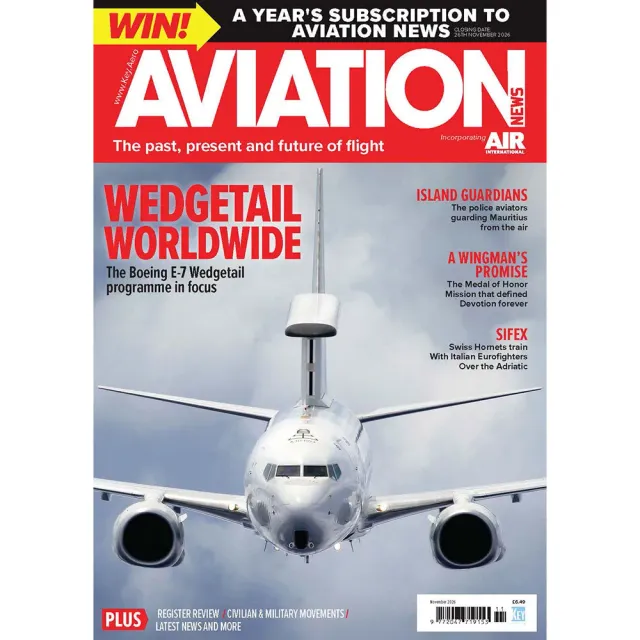 Aviation News November 2026 tidning militärflyg