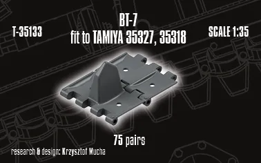 Rossagraph QuickTracks T-35133 larvband BT-7 BT-42 1:35 Tamiya
