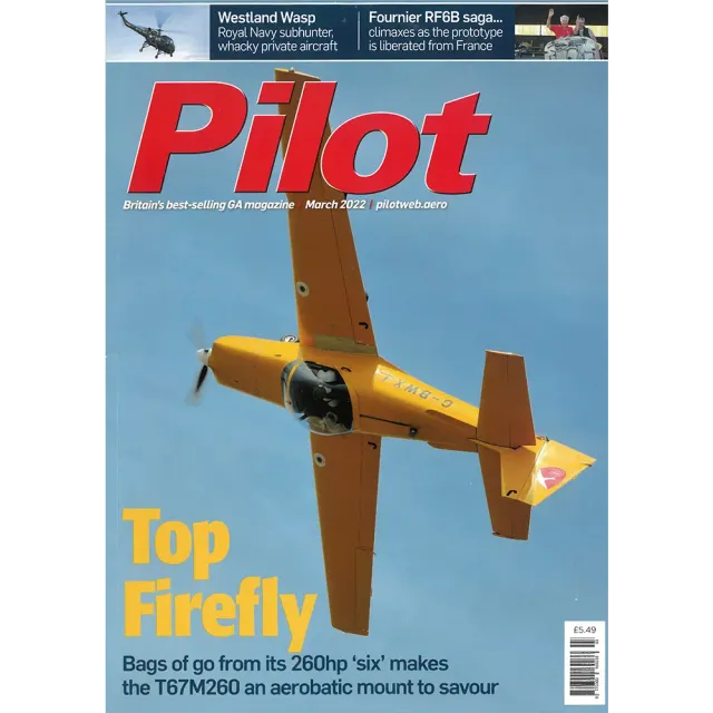 Pilot Magazine mars 2022 tidning lösnummer flyg