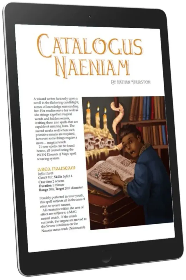 EN Publishing Catalogus Naeniam WOIN besvärjelser PDF 21 spells